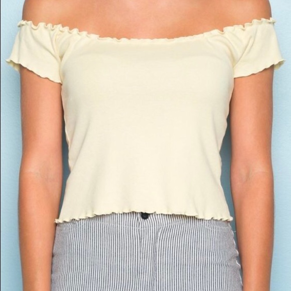 Brandy Melville off shoulder top NWOT